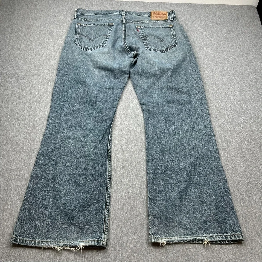 Vtg Levi's 527 Low Bootcut Jeans Mens 36x30 Medium Wash *Wear* Cowboy Western